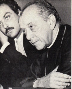 Adalbert Krims mit dem brasilianischen Erzbischof Hélder Câmara