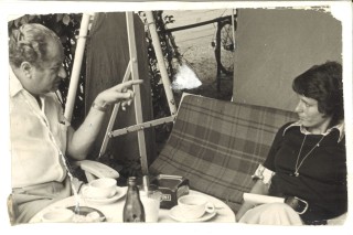 vergrößern 1. Treffen von Barbara Taufar mit Bruno Kreisky in Bad Wörishofen