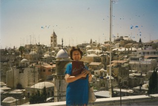 vergrößern Barbara Taufar in Jerusalem, Oktober 1986