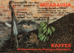 Plakat der Nicaragua Brigadisten